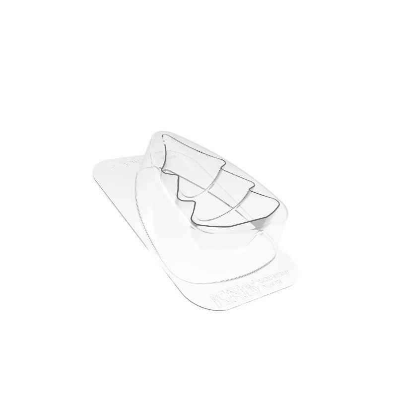 Set 2 Matrite Plastic Ciocolata Brad Craciun 3D Ø 10 x H 16 cm [2]