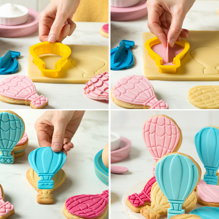 Set Decupator Balon Aer Cald + marcaje silicon 9.5 x 6 x H 2.2 cm [3]