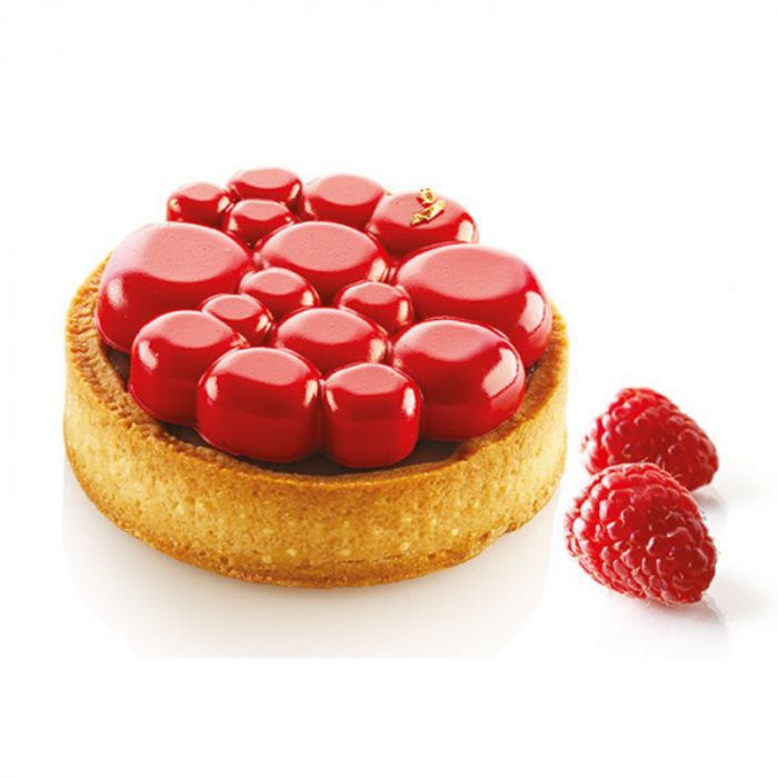Set Tarte Ø 8 cm Paradis, 6 Rame Microforate + Forma Silicon 6 cavitati [3]