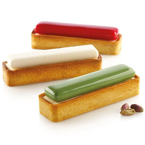 Set Tarte 12 x 3.5 cm, 6 Rame Microforate + Forma Silicon 6 cavitati [3]