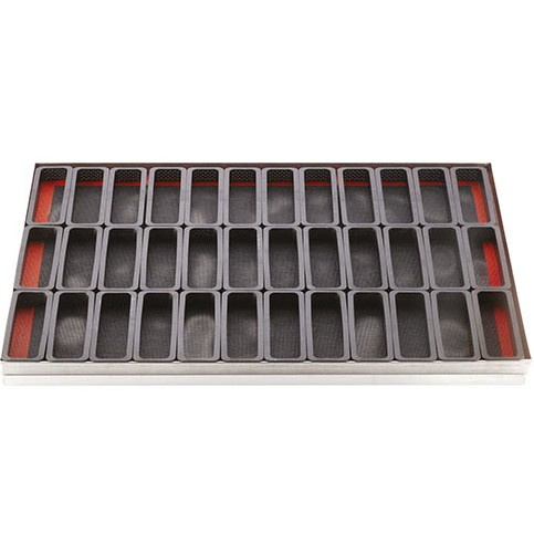 Set Tarte 12 x 3.5 cm, 6 Rame Microforate + Forma Silicon 6 cavitati [4]