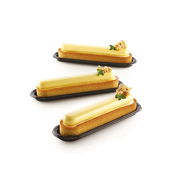 Set Tarte 14.6 x 3.5 cm, 6 Rame Microforate + Forma Silicon 6 cavitati [3]
