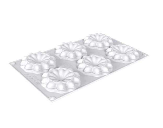Set Tarte 3D Bloom Mini Flower Ø7.65 x H 1.7 cm + Rama Microforata Ø 8 x H 2 cm [3]