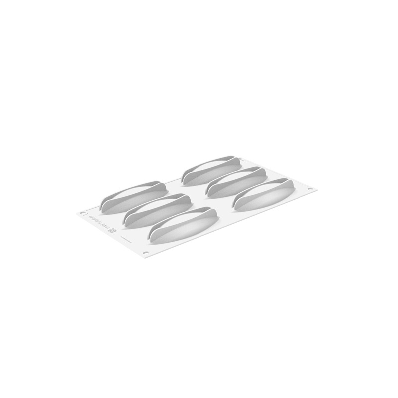 Set Tarte Cabossa 12 x 4 cm, 6 Rame Microforate + Forma Silicon 6 cavitati 39 ml + decupator [6]