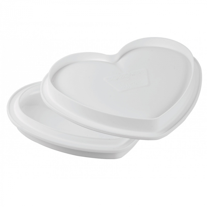Set Tarte Inima 20.5 x 19 x H 2 cm, 1 Rama Microforata + Forma Silicon 460 ml [5]