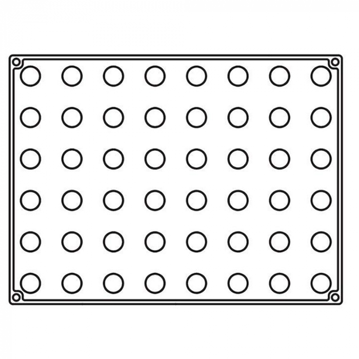 Sfere Ø 2 cm - Forma Silicon 30x40 cm, 48 cavitati [3]