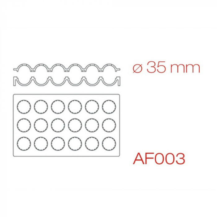 Sfere 3D Ø 3.5 cm - Matrita dubla silicon, 18 cavitati [4]