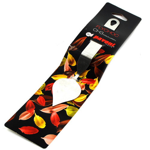 Spatula Inox Decor Ciocolata - Frunza model A, 6x4.4 cm [4]