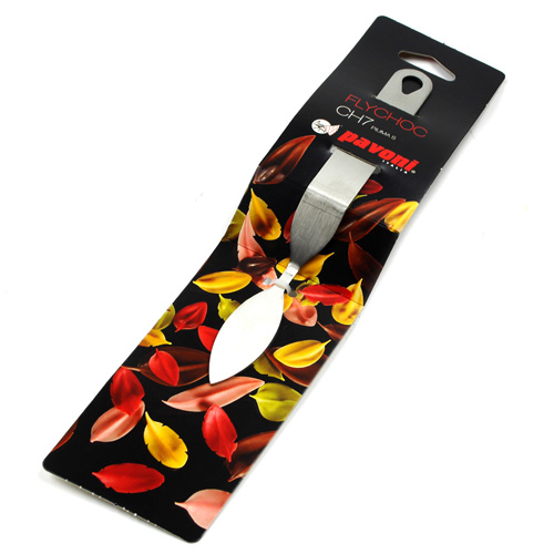 Spatula Inox Decor Ciocolata - Pene / Fulgi, 6x2 cm [5]