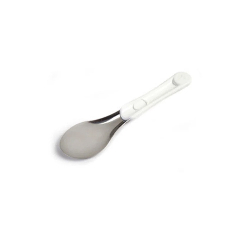 Spatula Inox Inghetata L 30 cm, Maner Silicon Alb [1]
