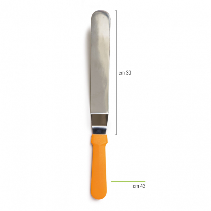 Spatula Nivelare Unghiulara din Inox, Lama L 30 x 4.3 cm [2]