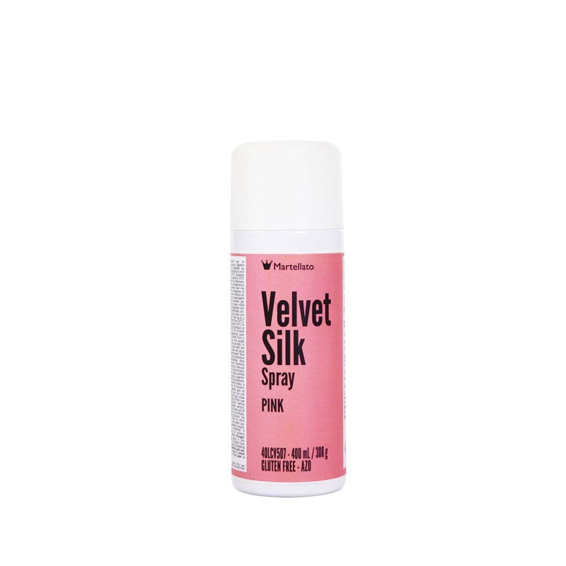 SPRAY VELVET Silk - Colorant Alimentar Roz, 400 ml [1]