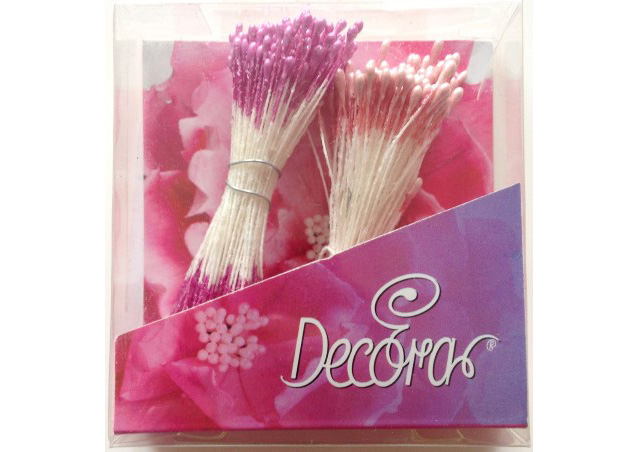 Stamine mici Fuchsia/Roz perlat [2]