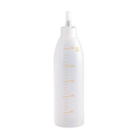 Flacon gadat 250 ml Dozare Lichide si Plating, Plastic Semitransparent [1]