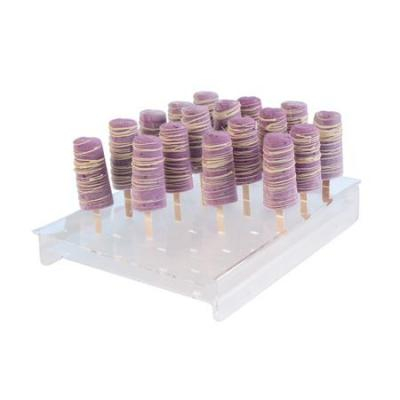 Suport 24 Produse pe Bastoase, 36x25xH5cm, Plexiglas Transparent [2]