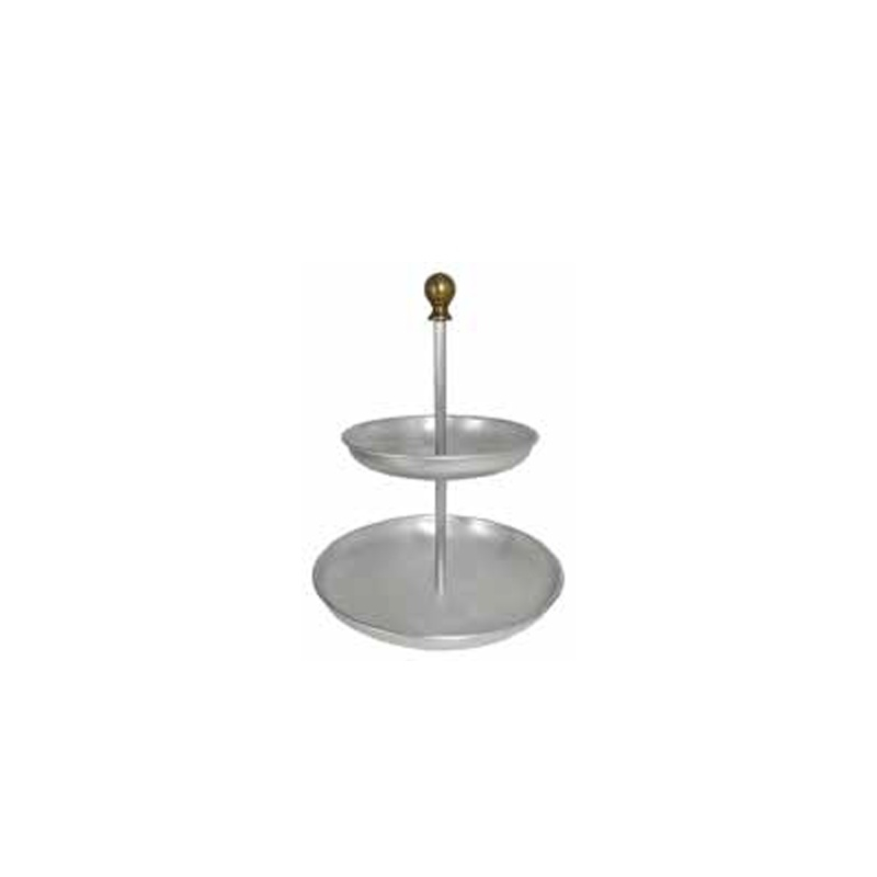 Suport Bufet, Candy Bar TUTTI FRUTTI,Ø 22-16 x H 32 cm, Aluminiu si Bronz [1]