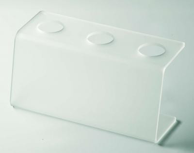 Suport Servire 3 Conuri Inghetata, Plexiglas Satinat, 21x9xH11cm [2]