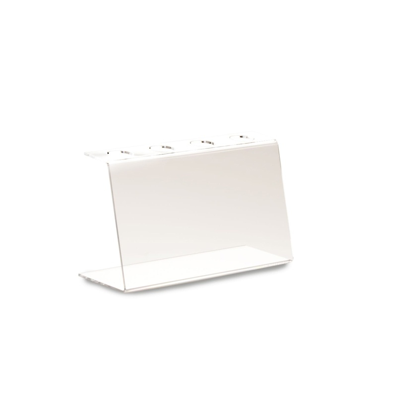 Suport Servire 4 Conuri Inghetata Ø 3 cm, Transparent, 25 x 9.4 x H 15 cm [2]