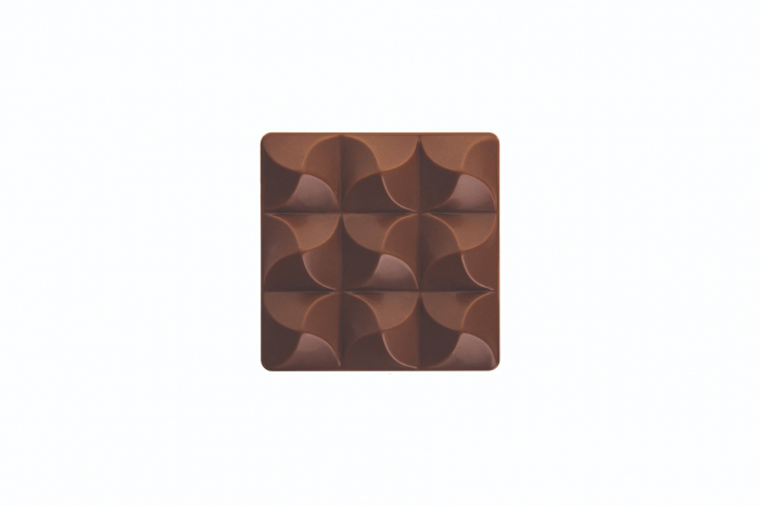 Tablete Ciocolata 7 x 7 x H 1.4 cm - Matrita policarbonat Piramida Mini, 6 cavitati [2]