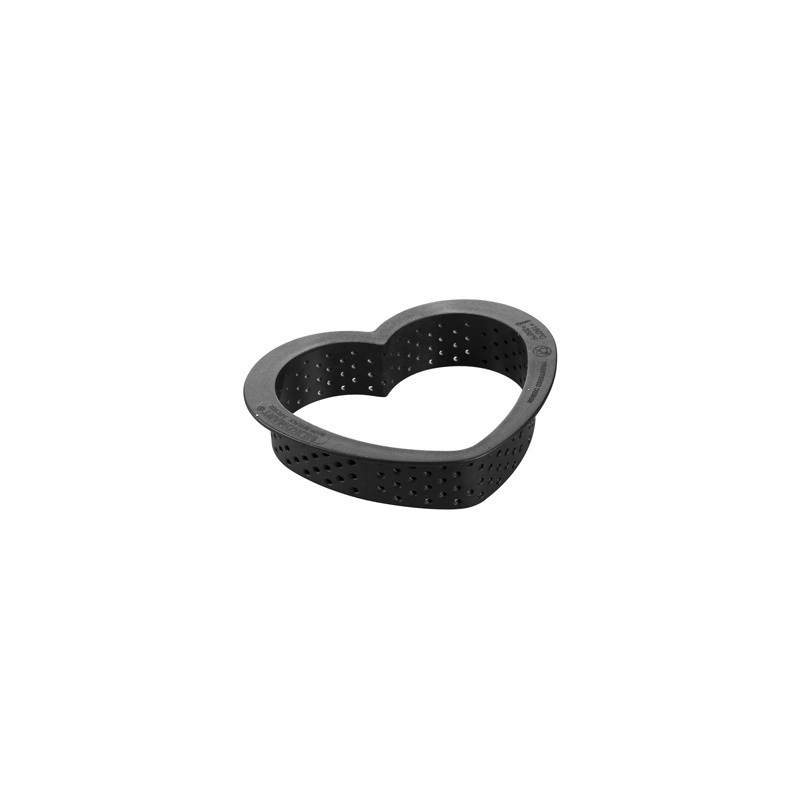 Tarte Inima 8 x 7 x H 2 cm - Rame Termoplastic Microforate, Set 8 buc [2]