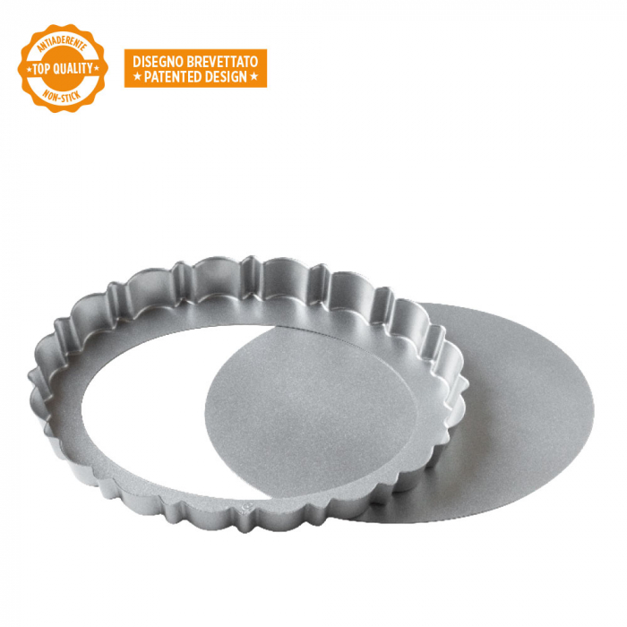 Tava Coacere Margini Festonate si Baza Detasabila 29 x 20 x H 3 cm, Aluminiu Antiaderent [2]