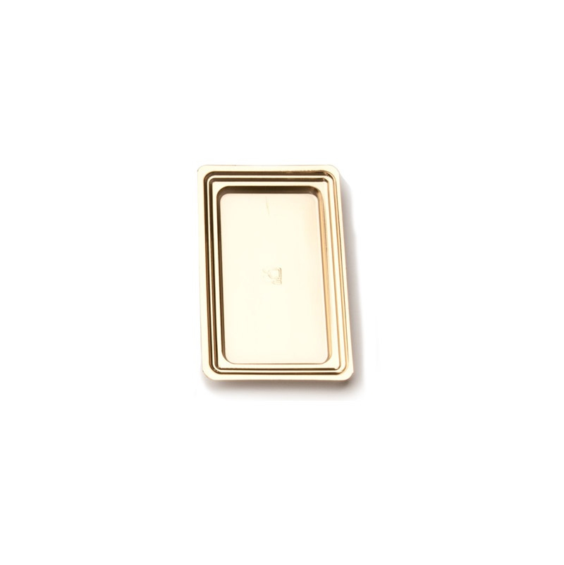 Tavita Margini Drepte, Aurie Expunere, 6.7 x 11 x H 0.9 cm, Set 100 buc [1]