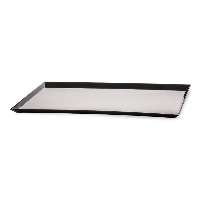 Tavita Margini Drepte, Plexiglas Negru, 37 x 27 cm, 25 buc [1]