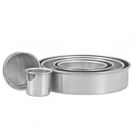 Tava Rotunda Margini Drepte, Ø 10 x H 7.5 cm, Aluminiu Anodizat [2]