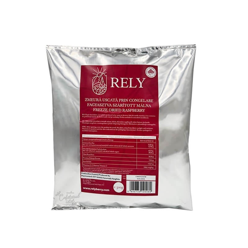 Zmeura Liofilizata Granulata, Rely, 300g [2]