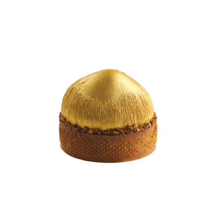 Forme de Silicon Cofetarie - Aluna/Nuca Cocos, Ø6xH3.5 cm - Forma Silicon Monoportii Noisette, 20 cavitati