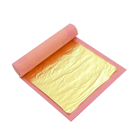 Aur si Argint Alimentar - Aur Alimentar 24 kt, Foite 8 x 8 cm, 25 buc