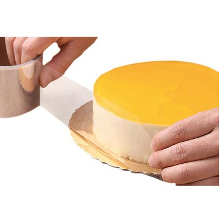 Folii Acetat, Acetofan, PVC - Banda Acetofan Latime 8 cm, Grosime 80 microni, Rola 305 metri