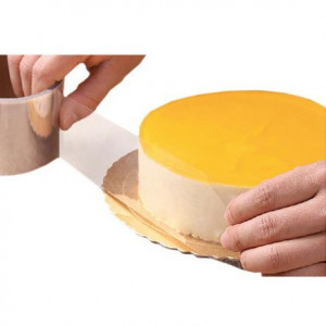 Ustensile Decorare Tort - Banda Acetofan PVC latime 12 cm, Grosime 80 microni, Rola 300 M