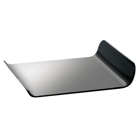 Accesorii Candy Bar, Bufet, Catering - Baza Plastic Prezentare Monoportii, Model Dreptughiular Negru, 9.7 x 8 x H 2 cm, Set 100 Buc