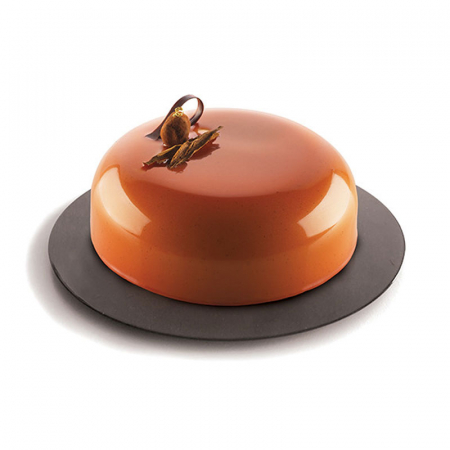 Accesorii Candy Bar, Bufet, Catering - Baza Plastic Prezentare Torturi, Model Rotund Negru Ø 16.5 x H 0.7 cm, Set 10 Buc
