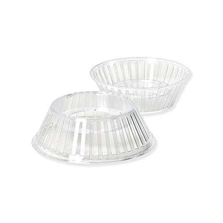 Matrite Oua Ciocolata - Baze Oua Ciocolata 350 g, Material Plastic Transparent, Ø10xH3.6 cm, Set 5 Buc