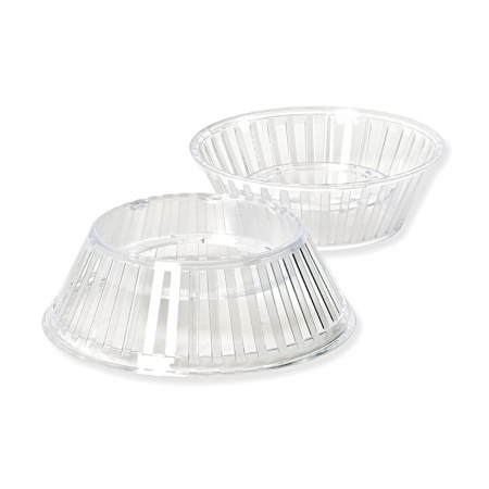 Matrite Oua Ciocolata - Baze Oua Ciocolata 500 g, Material Plastic Transparent, Ø12.3xH4.6 cm, Set 5 Buc