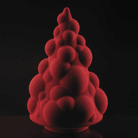 Ciocolaterie - Matrite, Ustensile - Brad Craciun Ampolla 3D, Ø 13.5 x H 21.5 cm, Set Matrite Plastic 2 Subiecte Ciocolata
