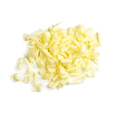 Decoratiuni Comestibile, Decor Tort - Bucle Ciocolata Alba (Blossoms White) Mona Lisa 1 Kg