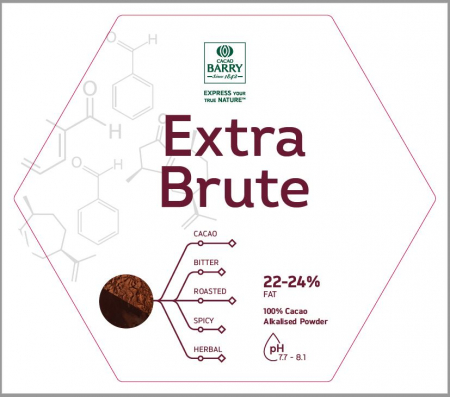 Cacao si Unt de Cacao - Cacao pudra alcalinizata 22-24%, Extra Brute, 1 kg, Cacao Barry