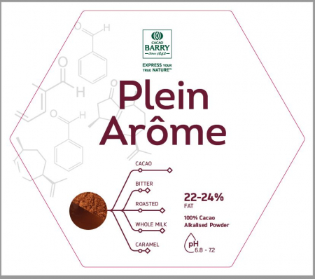 Cacao si Unt de Cacao - Cacao pudra alcalinizata 22-24%, Pleine Arome, 5 kg, Cacao Barry