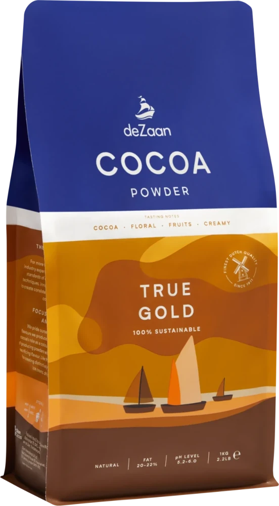 Cacao si Unt de Cacao - Cacao pudra naturala, True Gold de la Dezaan, punga de 1 Kg