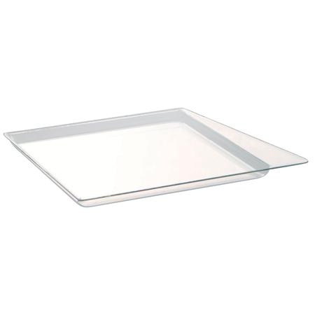Accesorii Candy Bar, Bufet, Catering - Capac Caserola / Baza Produse, Plastic Transparent, 11.8 x 10 x H 0.6 cm, Set 50 Buc