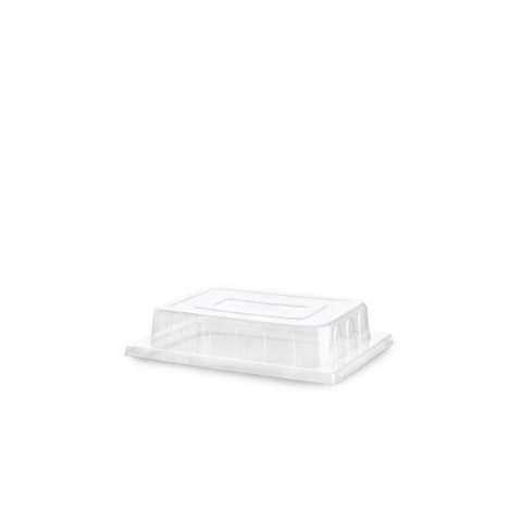 Cofetarie - Ustensile - Capac Dome, 25 x 36 x H 6 cm, Transparent, Set 100 buc