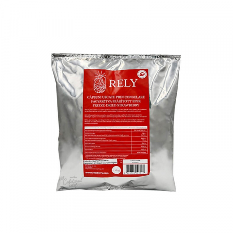 Flori, Fructe deshidratate, Liofilizate - Capsuni Liofilizate Felii, Rely, 150g