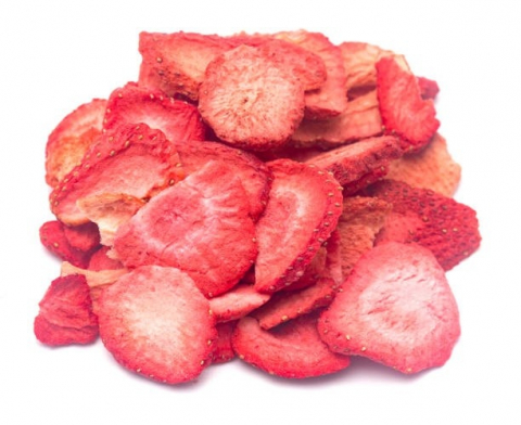 Flori, Fructe deshidratate, Liofilizate - Capsuni Liofilizate Felii 18g – Gust intens, natural si crocant