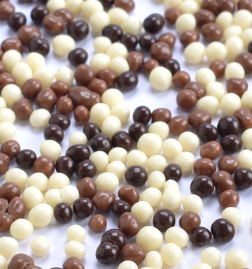 Perle, Crispearls - Perle de Ciocolată Mix - Cereale Crocante Glazurate, 1.5 kg, Ø 5 mm