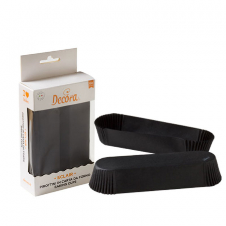 Accesorii Tort, Candy Bar, Bufet - Chese Ecler Hartie Neagra, 13.5 x 3.5 x H 2.5 cm, 60 buc