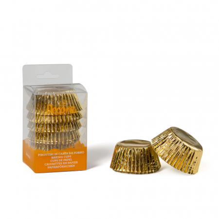 Chese L Hartie Auriu, Ø 5 x H 3.2 cm, 60 buc [2]