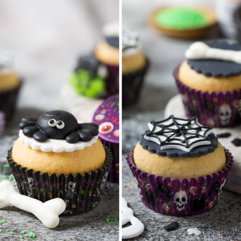 Chese Coacere si Prezentare - Chese L Hartie Model Halloween Ø 5 x H 3.2 cm, 36 buc